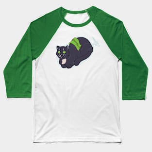 Catbread: Chocolate (Black & white, D variant) Baseball T-Shirt